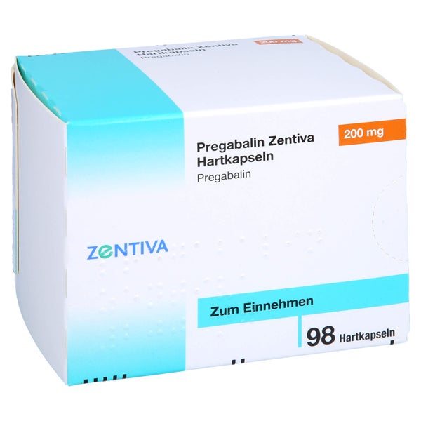 Pregabalin Zentiva 200 mg Hartkapseln 98 St