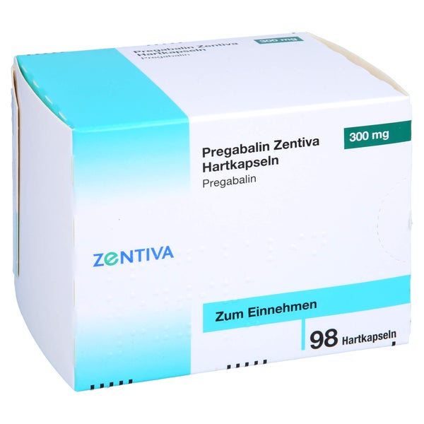 Pregabalin Zentiva 300 mg Hartkapseln 98 St
