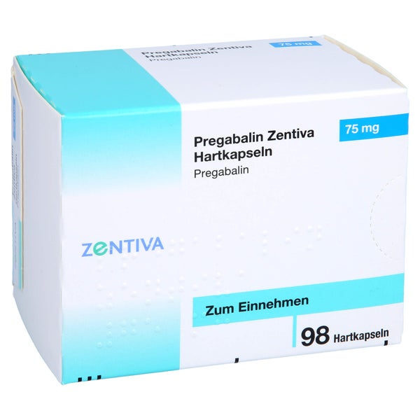 Pregabalin Zentiva 75 mg Hartkapseln 98 St