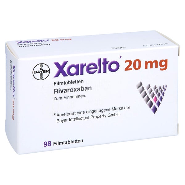 Xarelto 20 mg Filmtabletten 98 St