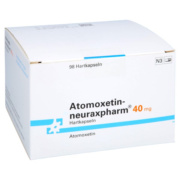 ATOMOXETIN-neuraxpharm 40 mg Hartkapseln 98 St