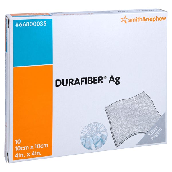 Durafiber Ag 10x10 cm Verband 10 St