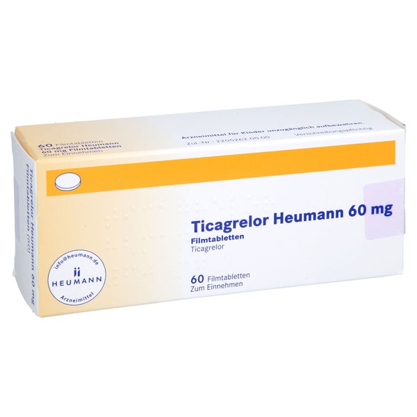 Ticagrelor Heumann 60 Mg Filmtabletten 60 St