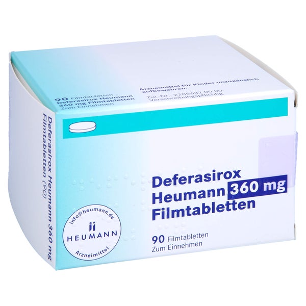 DEFERASIROX Heumann 360 mg Filmtabletten 90 St