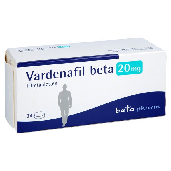 Vardenafil beta 20 mg Filmtabletten 24 St