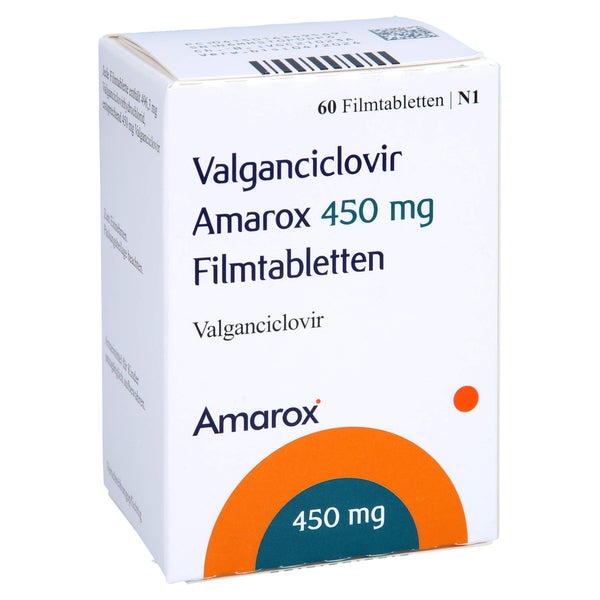 VALGANCICLOVIR Amarox 450 mg Filmtabletten 60 St