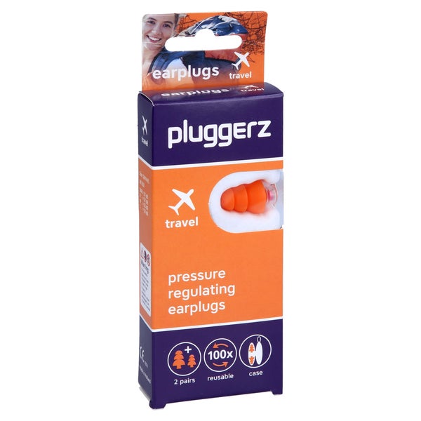 Pluggerz Earplugs Travel Erwachsene & Ki 2X2 St