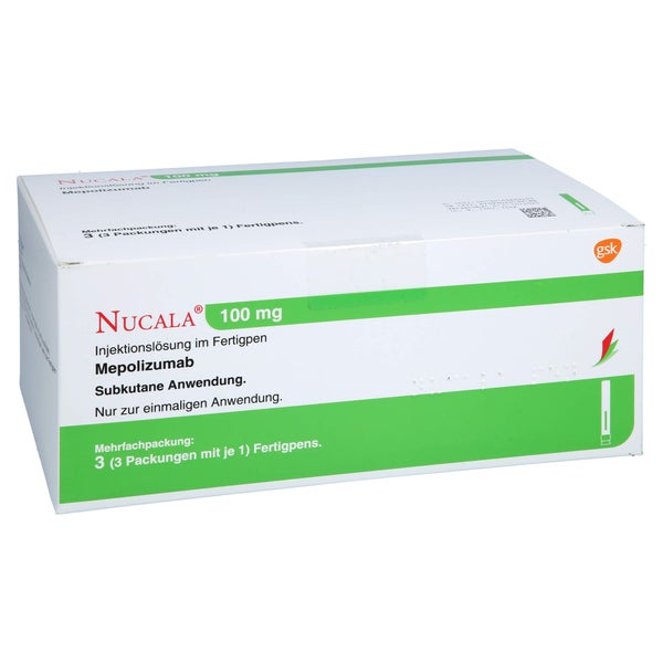 NUCALA 100 mg Injektionslösung im Fertigpen 3X1 ml
