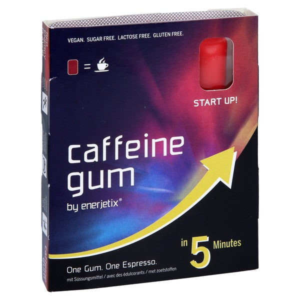 Coffein GUM red Energy Kaugummi by enerj 9 St