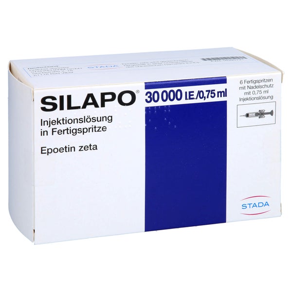 SILAPO 30.000 I.E./0,75 ml Inj.-Lösung Fertigspr. 6 St