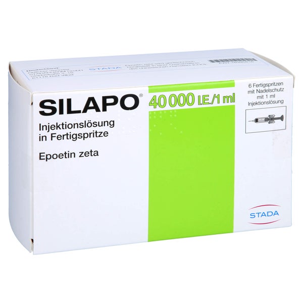 SILAPO 40.000 I.E./1,0 ml Inj.-Lösung Fertigspr. 6 St