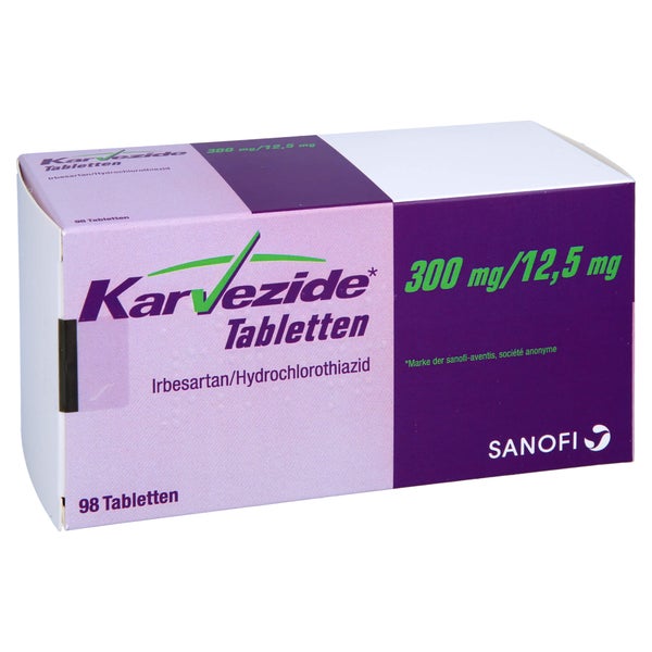 Karvezide 300 Mg/12,5 mg Tabletten 98 St