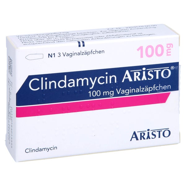 CLINDAMYCIN Aristo 100 mg Vaginalzäpfchen 3 St