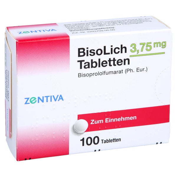 Bisolich 3,75 mg Tabletten 100 St
