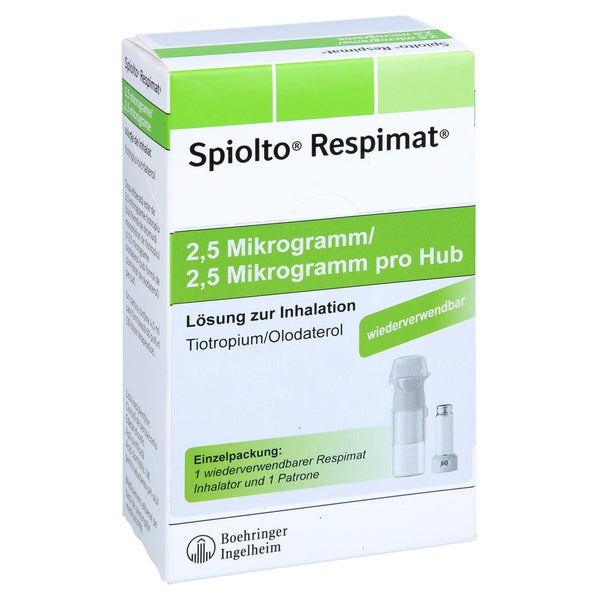 SPIOLTO Respimat 2,5 µg/2,5 µg Hub wiederverwendb. 1X4,0 ml