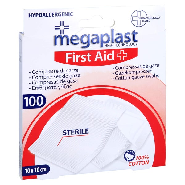 Gazekompressen 10x10 cm steril 100 St