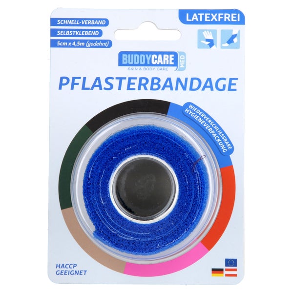 Pflasterbandage Latexfrei Buddycare MED 1 St