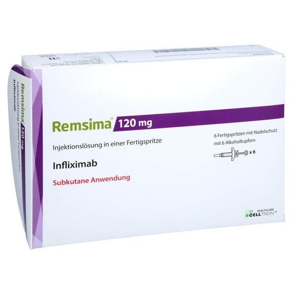 REMSIMA 120 mg Injektionslösung i.e.Fertigspritze 6 St