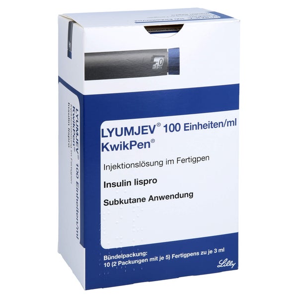 LYUMJEV 100 E/ml KwikPen Inj.-Lsg.im Fertigpen 10X3 ml