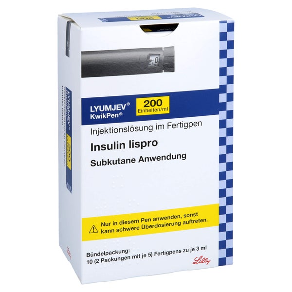 LYUMJEV 200 E/ml KwikPen Inj.-Lsg.im Fertigpen 10X3 ml