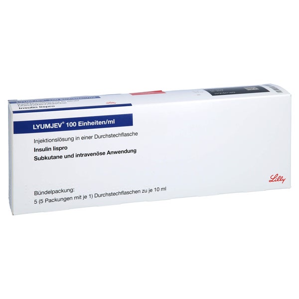 LYUMJEV 100 E/ml Injektionslösung i.e.Dsfl.10 ml 5X10 ml