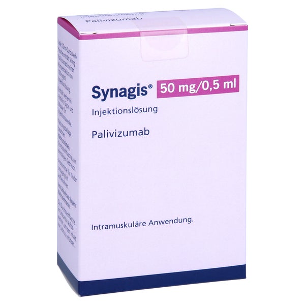 SYNAGIS 50 mg Injektionslösung 100 mg/ml Dsfl. 1X0,5 ml