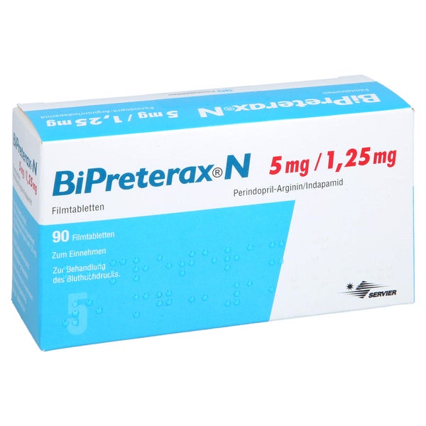 Bipreterax N 5 mg/1,25 mg Filmtabletten 90 St