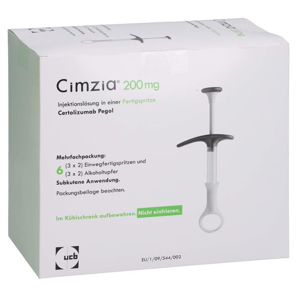 CIMZIA 200 mg Inj.-Lsg.i.e.Fertigspritze 3X2 St