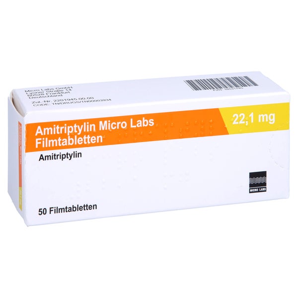 AMITRIPTYLIN Micro Labs 22,1 mg Filmtabletten 50 St