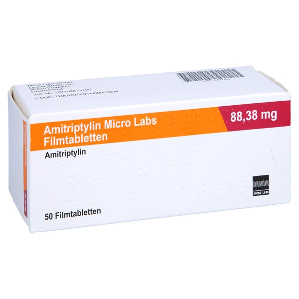 AMITRIPTYLIN Micro Labs 88,38 mg Filmtabletten 50 St
