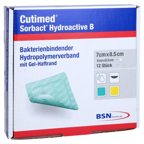 Cutimed Sorbact Hydroactive B Gel-V.7x8, 12 St
