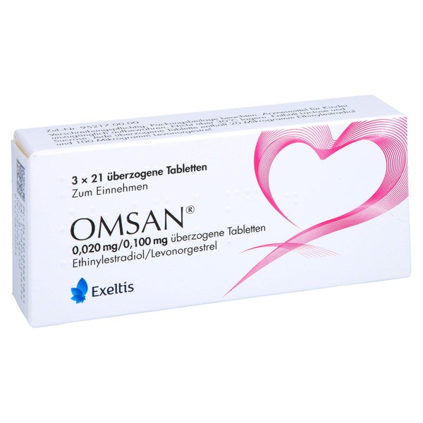 OMSAN 0,02 mg/0,1 mg überzogene Tabletten 3X21 St