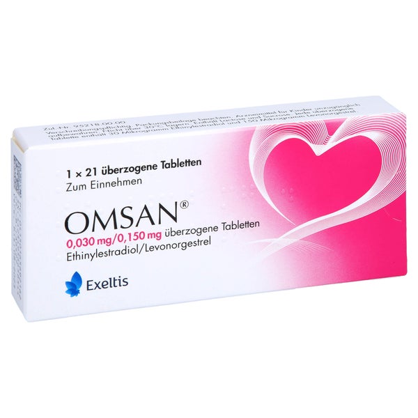 OMSAN 0,03 mg/0,15 mg überzogene Tabletten 1X21 St