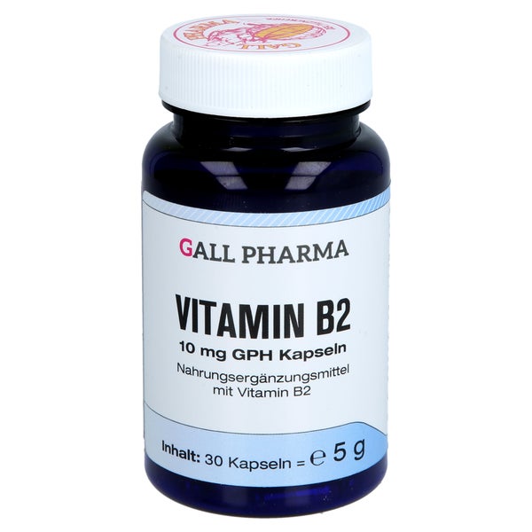 Vitamin B2 10 mg GPH Kapseln 30 St