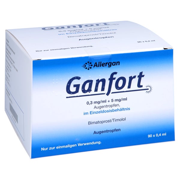 GANFORT 0,3 mg/ml + 5 mg/ml AT im Einzeldosisbeh. 90X0,4 ml