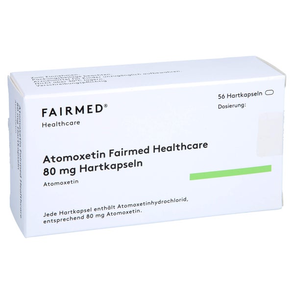 ATOMOXETIN Fairmed Healthcare 80 mg Hartkapseln 56 St