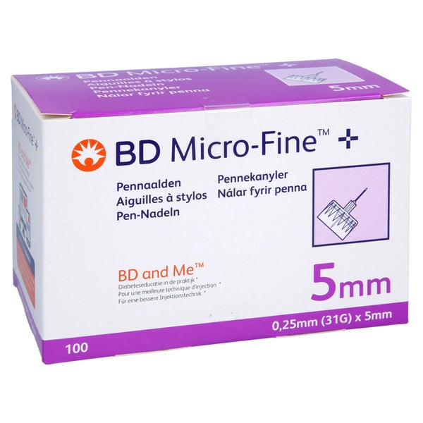 BD Micro-fine Pen-nadeln 0,25x5 mm 31 G 100 St