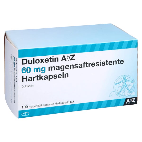 DULOXETIN AbZ 60 mg magensaftresistente Hartkaps. 100 St