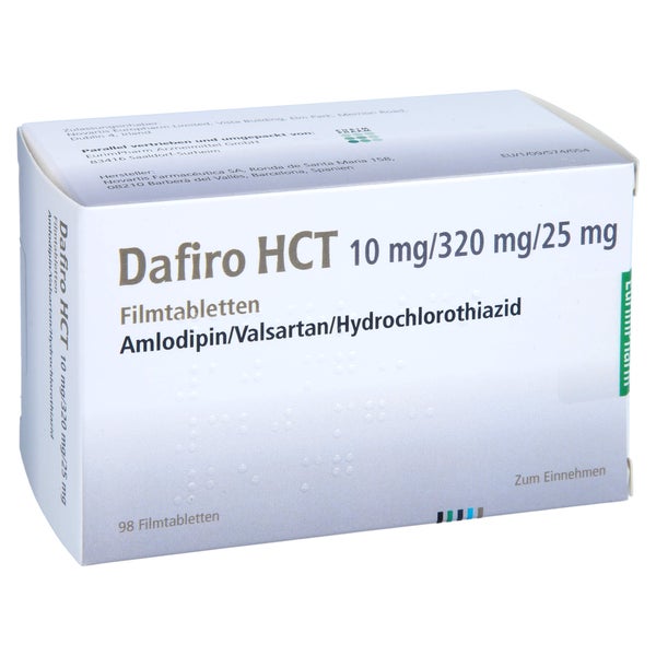 DAFIRO HCT 10 mg/320 mg/25 mg Filmtabletten 98 St