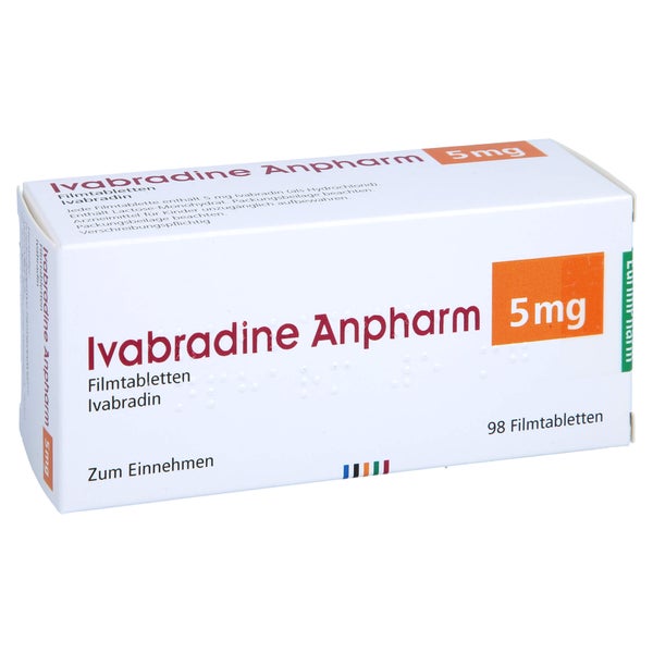 Ivabradine Anpharm 5 mg Filmtabletten 98 St
