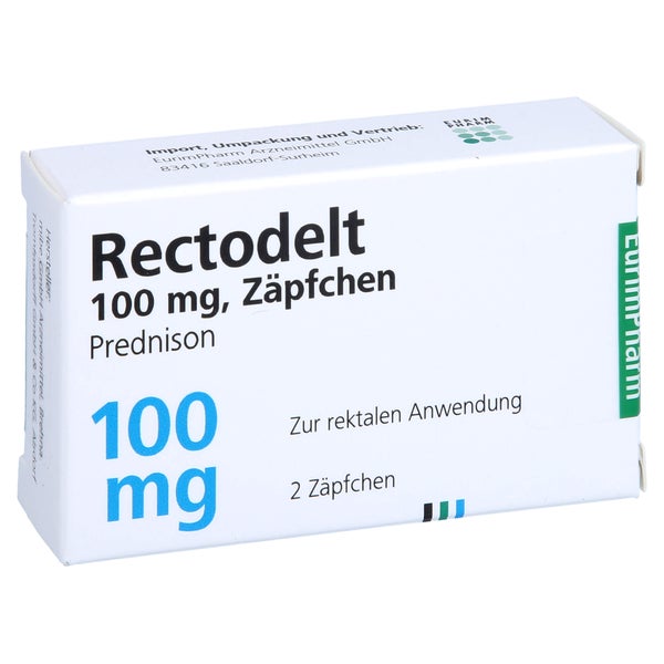 Rectodelt 100 mg Zäpfchen 2 St
