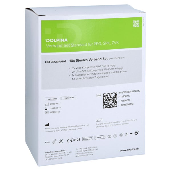 Dolpina PEG Verband-set Standard auch f. 10 St