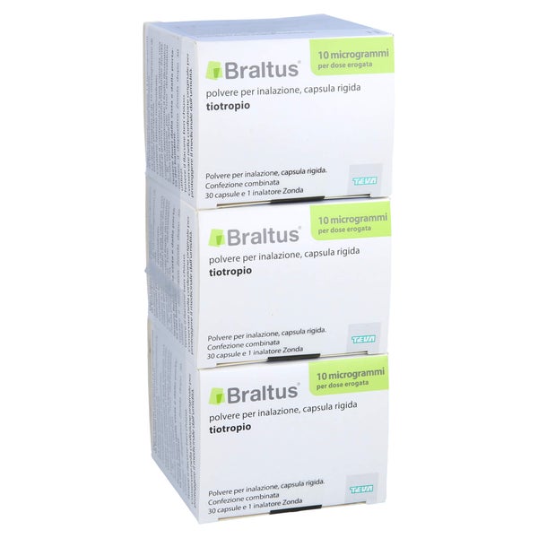 BRALTUS 10 µg + 3 Zonda-Inhalat.Hartk.m.Plv.z.Inh. 90 St
