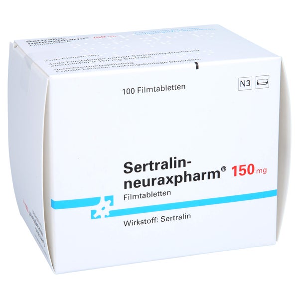 SERTRALIN-neuraxpharm 150 mg Filmtabletten 100 St