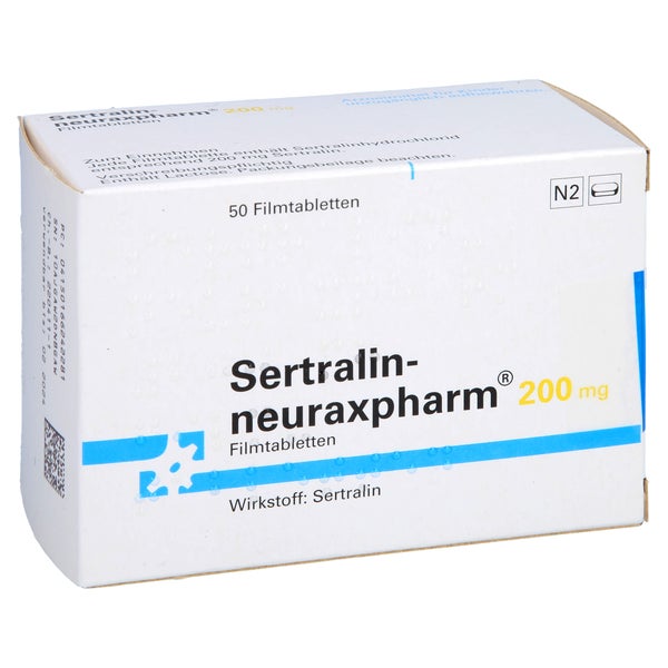 SERTRALIN-neuraxpharm 200 mg Filmtabletten 50 St