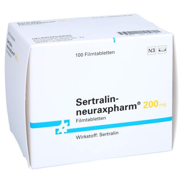 SERTRALIN-neuraxpharm 200 mg Filmtabletten 100 St