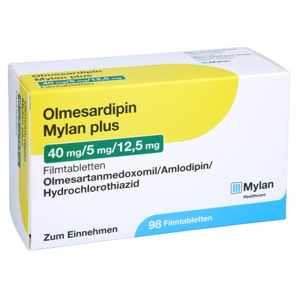 OLMESARDIPIN Mylan plus 40 mg/5 mg/12,5 mg FTA 98 St