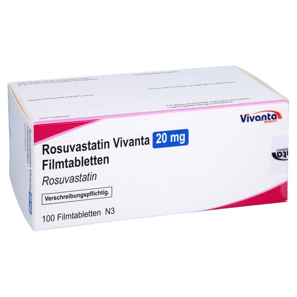 ROSUVASTATIN Vivanta 20 mg Filmtabletten 100 St