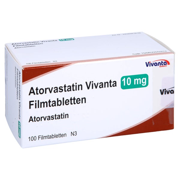 ATORVASTATIN Vivanta 10 mg Filmtabletten 100 St