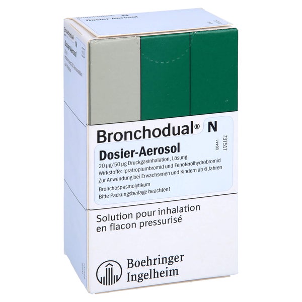 Bronchodual N Dosieraerosol 20 µg/50 µg 10 ml